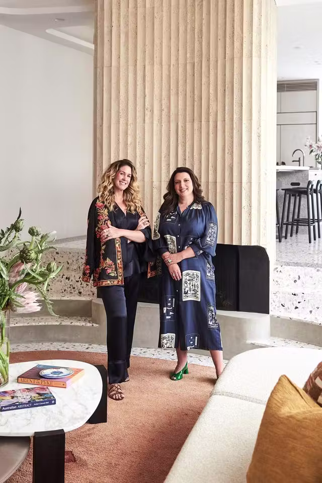Juliette and Sarah-Jane in a Sydney Residential Project. Photography Will Horner.